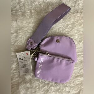 lululemon athletica Lavender Dual Pouch Wristlet